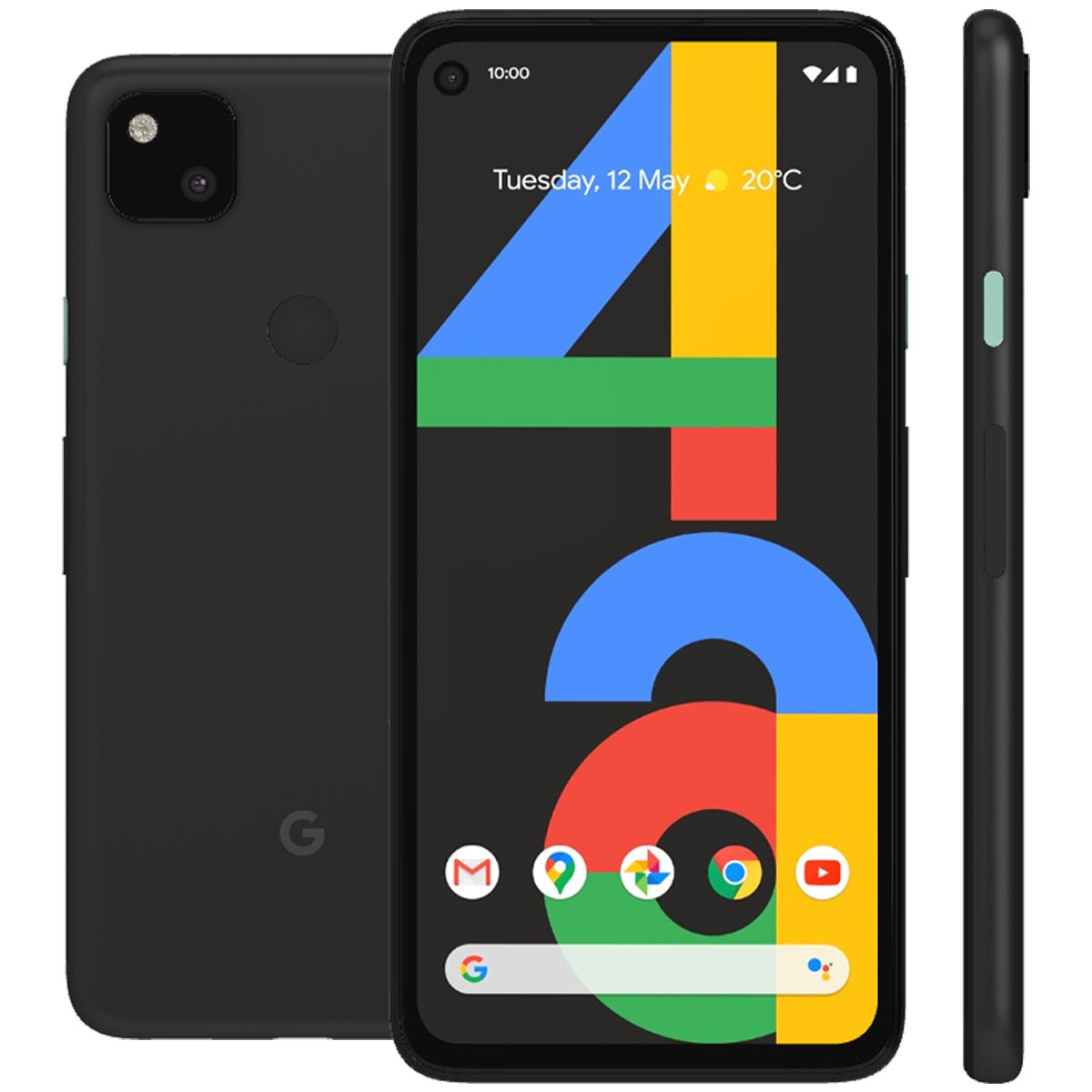 Google Pixel 4a Refurbished Unlocked - RueZone Smartphone Fair 128GB Just Black