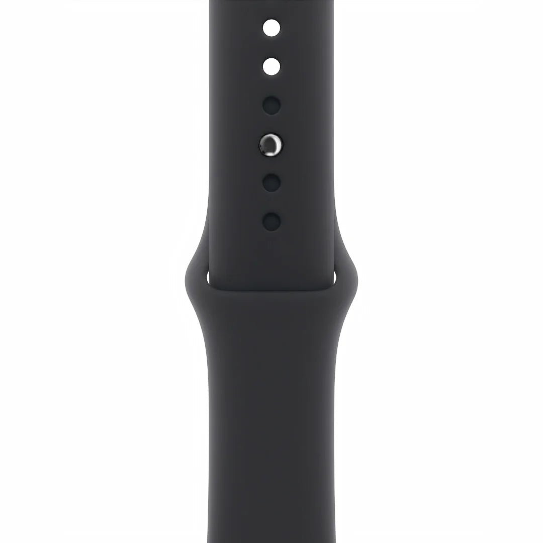 Replacement Silicone Black Sports Band - RueZone Apple Watch Straps 38/40/41mm S/M