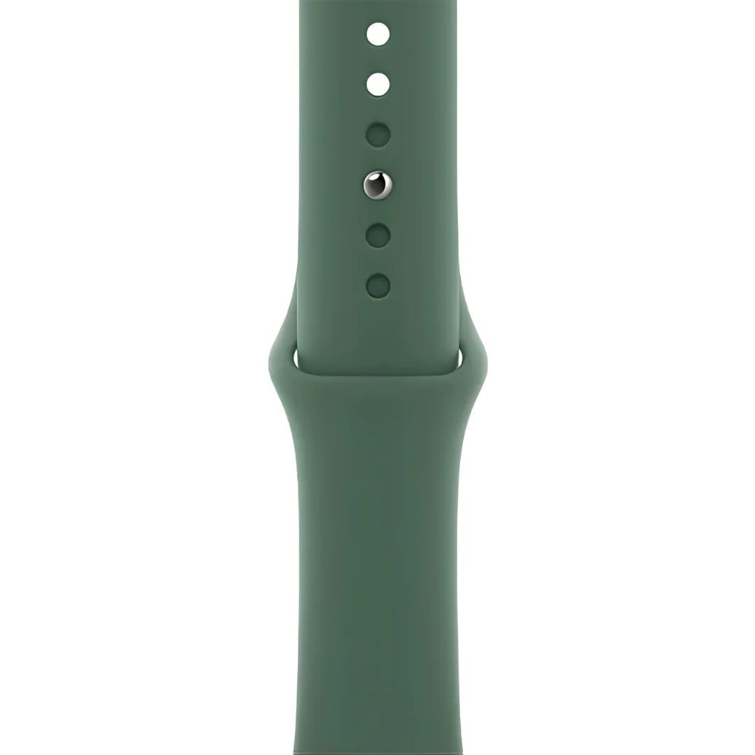 Replacement Silicone Green Sports Band - RueZone Apple Watch Straps 38/40/41mm S/M