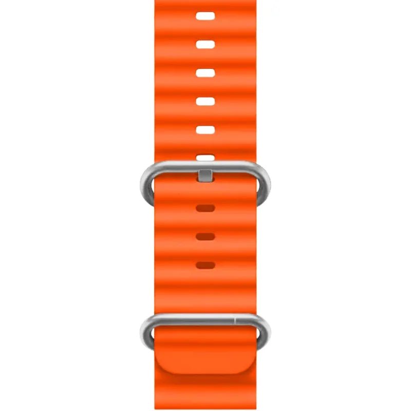 Replacement Silicone Orange Ocean Band - RueZone Apple Watch Straps