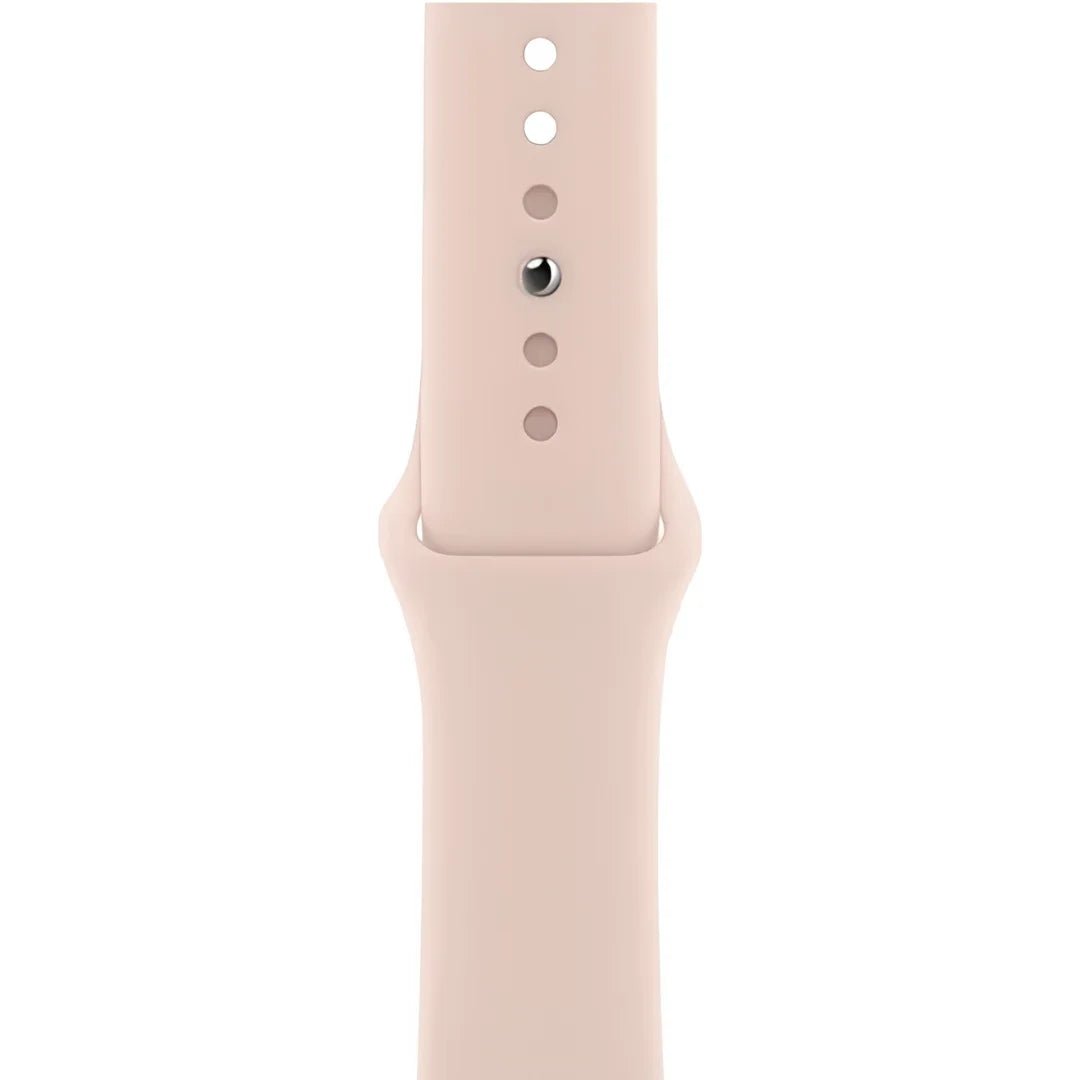 Replacement Silicone Pink Sand Sports Band - RueZone Apple Watch Straps 38/40/41mm S/M
