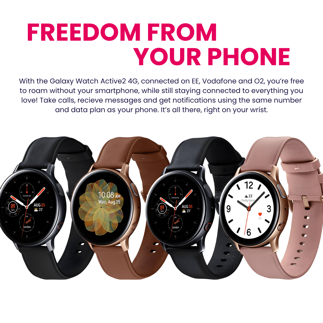 Samsung Galaxy Watch Active2 Pink Gold 40mm Wi - Fi Used Condition - RueZone Smartwatch Pink Gold