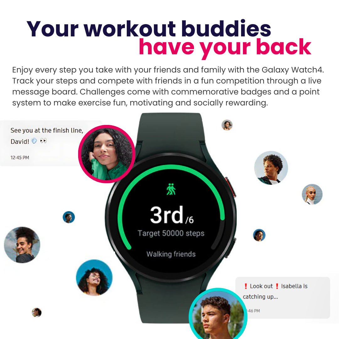 Samsung Galaxy Watch4 GPS Only - RueZone Smartwatch 40mm Silver Used