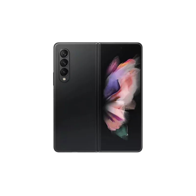 Samsung Galaxy Z Fold3 5G Refurbished Unlocked - RueZone Smartphone Phantom Black 256GB Fair