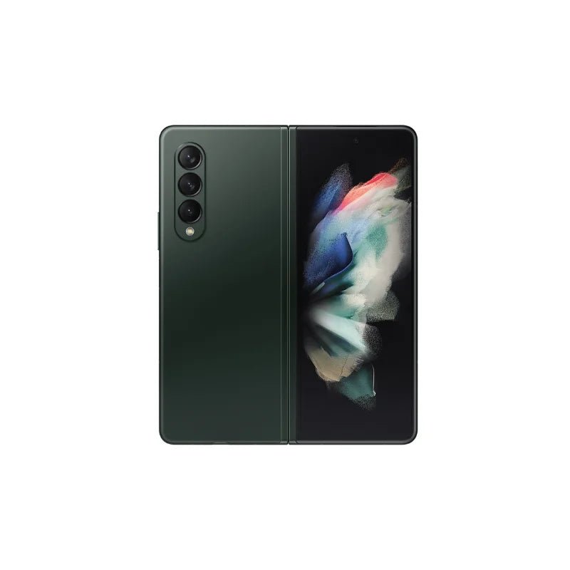 Samsung Galaxy Z Fold3 5G Refurbished Unlocked - RueZone Smartphone Phantom Green 256GB Fair