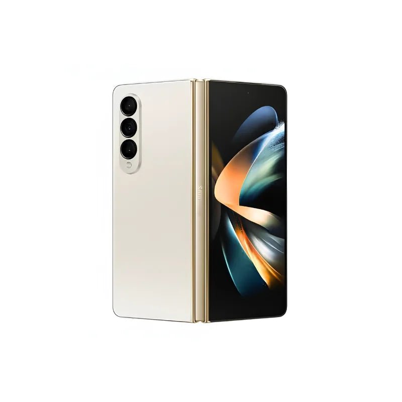 Samsung Galaxy Z Fold4 5G Refurbished Unlocked - RueZone Smartphone Beige 256GB Fair