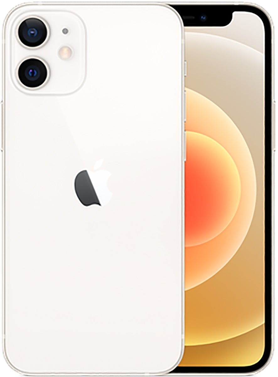 Apple iPhone 12 Mini Refurbished Unlocked - RueZone Smartphone Excellent 64GB White