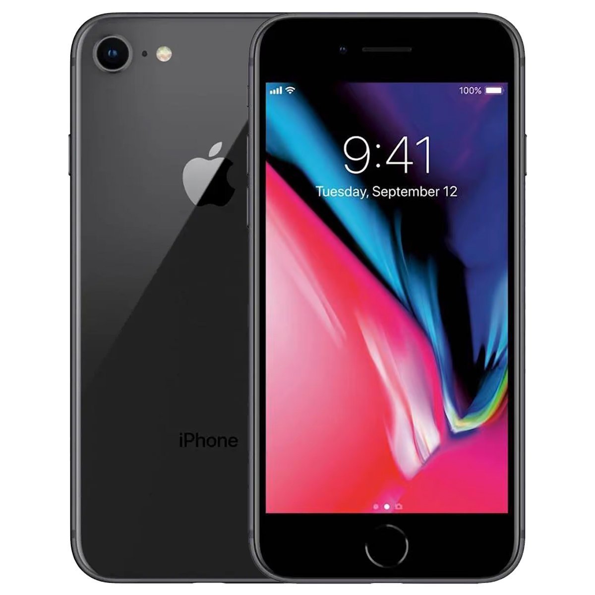Apple iPhone 8 Refurbished Unlocked - RueZone Smartphone Excellent 64GB Space Grey
