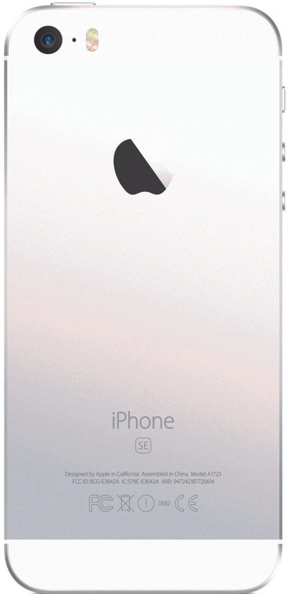 Apple iPhone SE Refurbished and Unlocked - RueZone Smartphone Silver Good 64GB