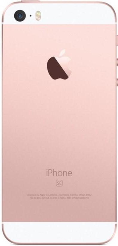 Apple iPhone SE Refurbished and Unlocked - RueZone Smartphone Rose Gold Good 64GB