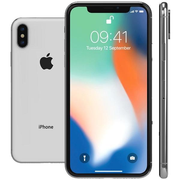 Apple iPhone X Refurbished and Unlocked - RueZone Smartphone Silver Excellent 256GB