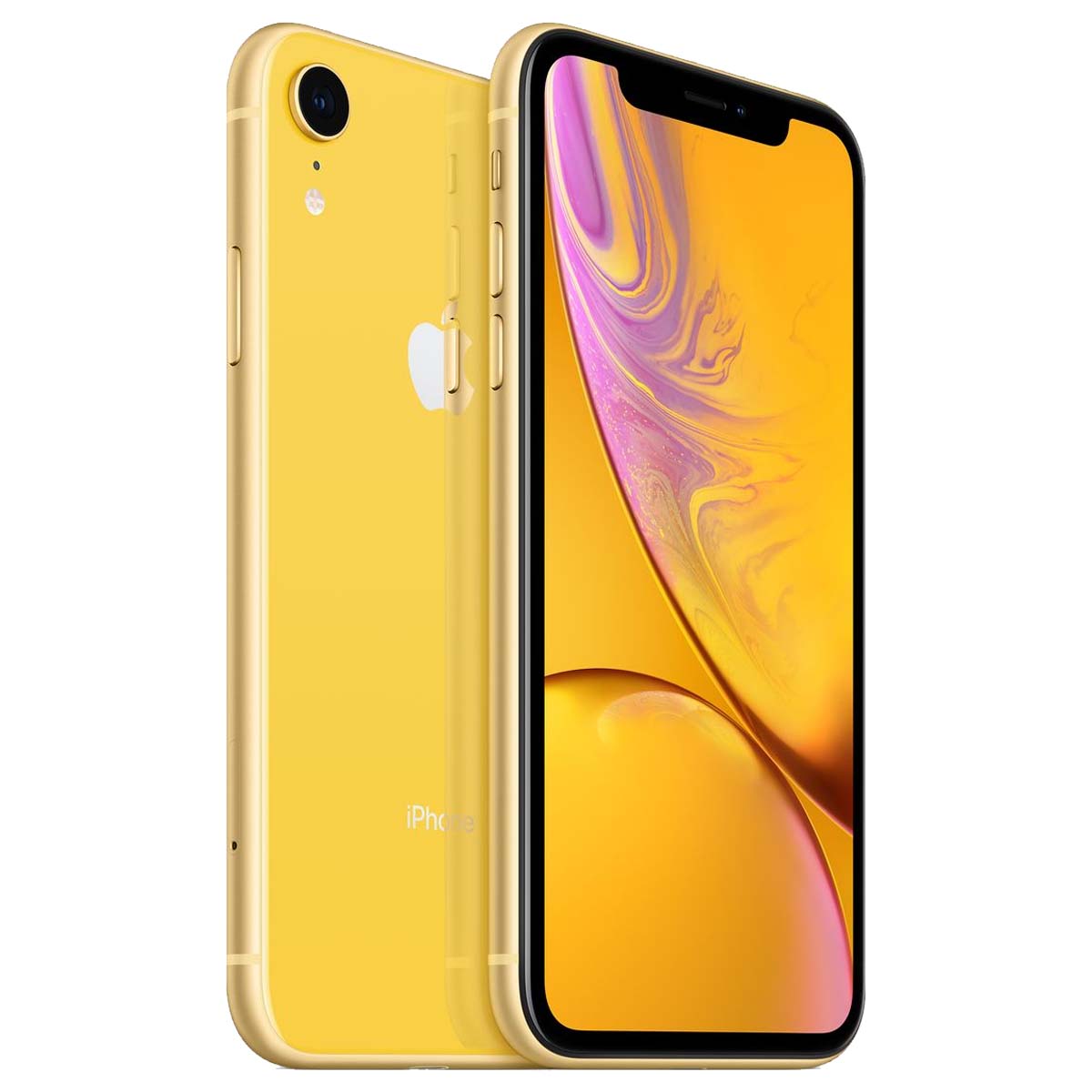 Apple iPhone XR Refurbished Unlocked - RueZone Smartphone Excellent 64GB Yellow
