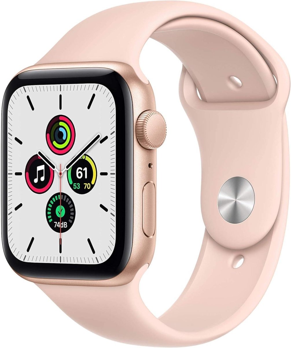 Apple Watch SE 1st Gen (2020) Refurbished GPS + Cellular - RueZone Smartwatch 44mm Gold Fair
