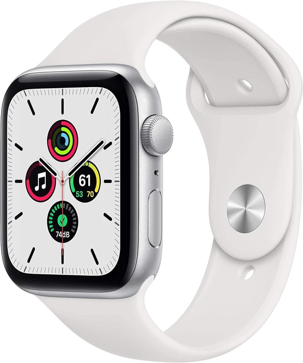 Apple Watch SE 1st Gen (2020) Refurbished GPS + Cellular - RueZone Smartwatch 44mm Silver Excellent