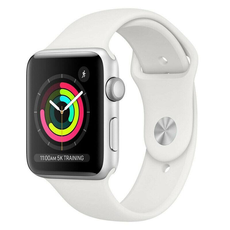 Apple Watch Series 3 Aluminium Refurbished GPS + Cellular - RueZone Smartwatch 42mm Silver Fair