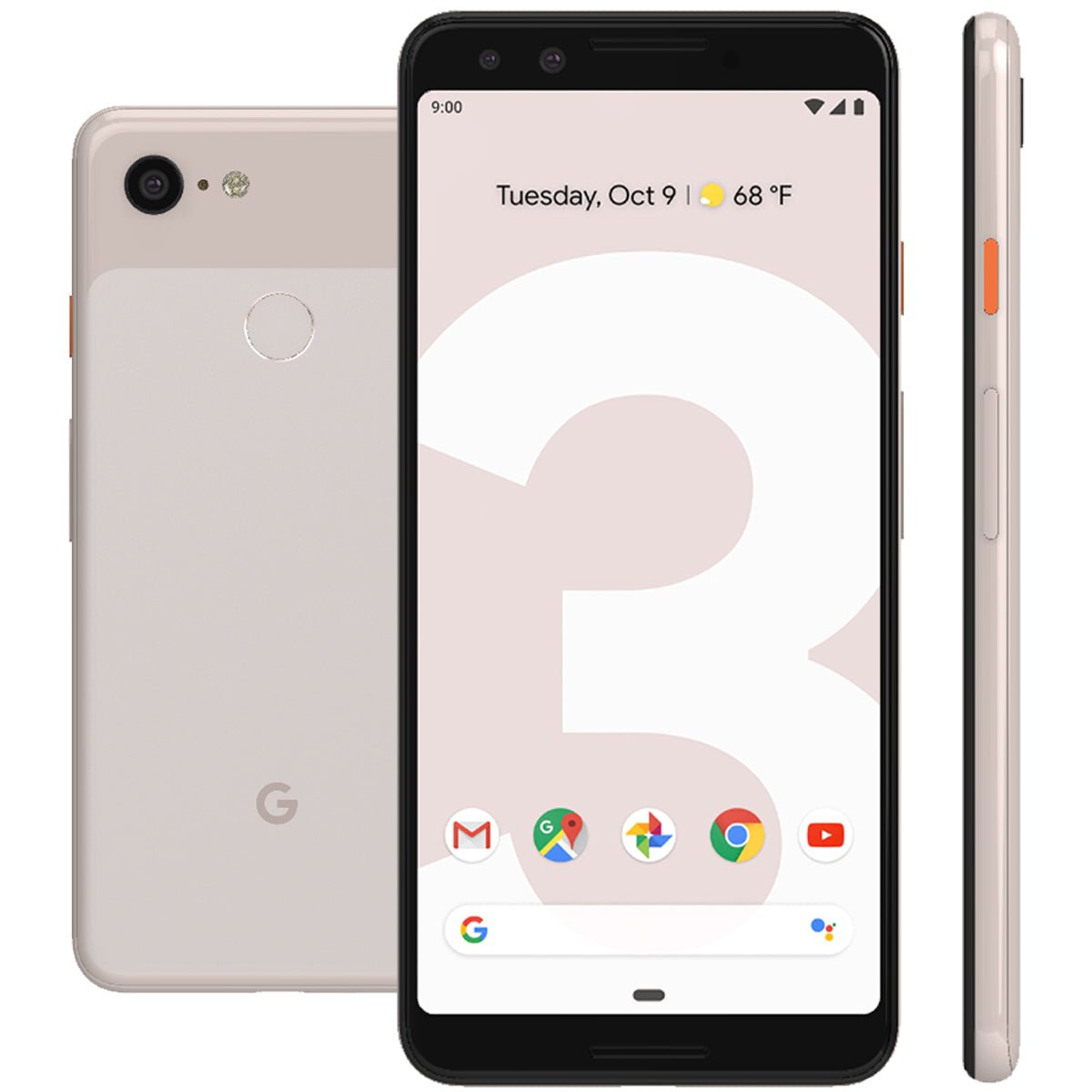 Google Pixel 3 XL Smartphone Unlocked Refurbished - RueZone Smartphone Not Pink Excellent 64GB