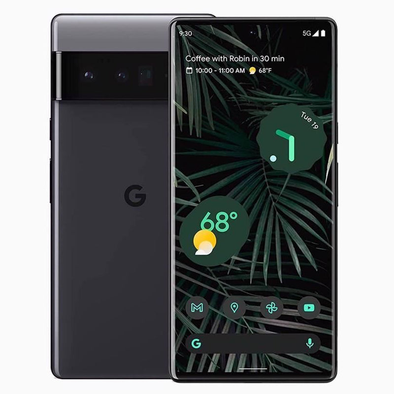 Google Pixel 6 Pro Unlocked Brand New & Refurbished - RueZone Smartphone 128GB Stormy Black New