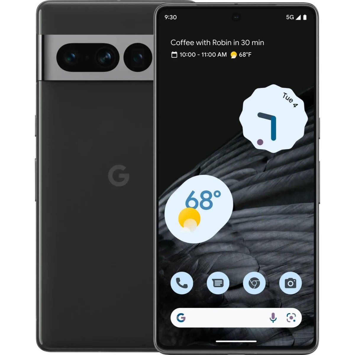 Google Pixel 7 Pro Refurbished Unlocked - RueZone Smartphone Excellent 128GB Obsidian
