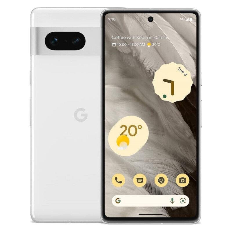 Google Pixel 7 Refurbished Unlocked - RueZone Smartphone Excellent 128GB Snow