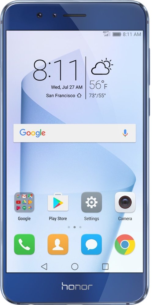 Huawei Honor 8 Smartphone GOOD Condition Unlocked Smartphone - RueZone Smartphone Blue 16GB