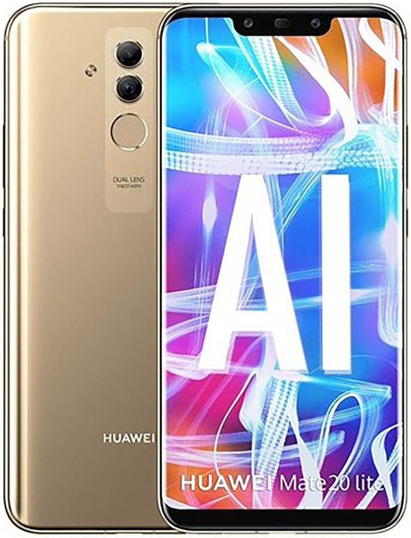 Huawei Mate 20 Lite EXCELLENT Condition Unlocked Android - RueZone Smartphone Platinum Gold 64GB