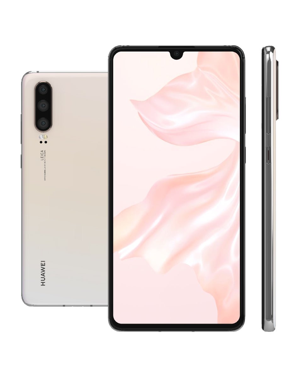 Huawei P30 EXCELLENT Condition Unlocked Smartphone - RueZone Smartphone Pearl White 128GB