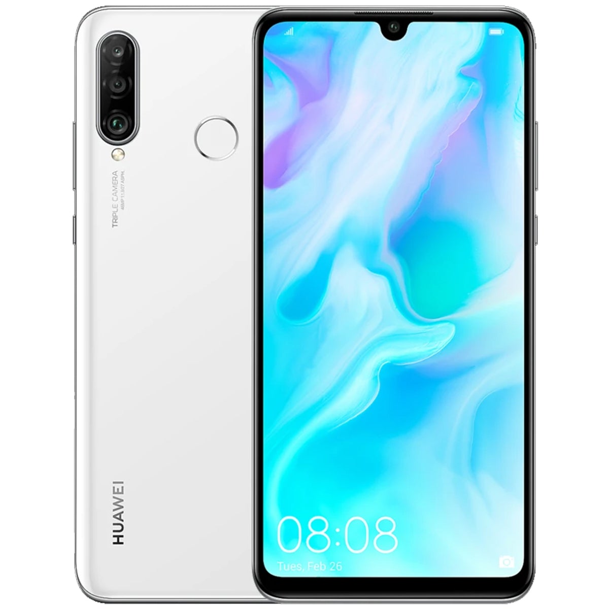 Huawei P30 Lite GOOD Condition Unlocked Smartphone - RueZone Smartphone Pearl White 128GB