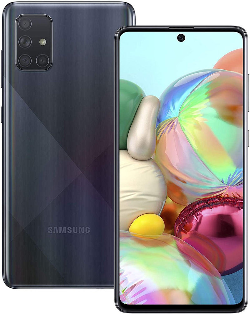 Samsung Galaxy A71 GOOD Condition Unlocked Smartphone - RueZone Prime Crush Black 128GB