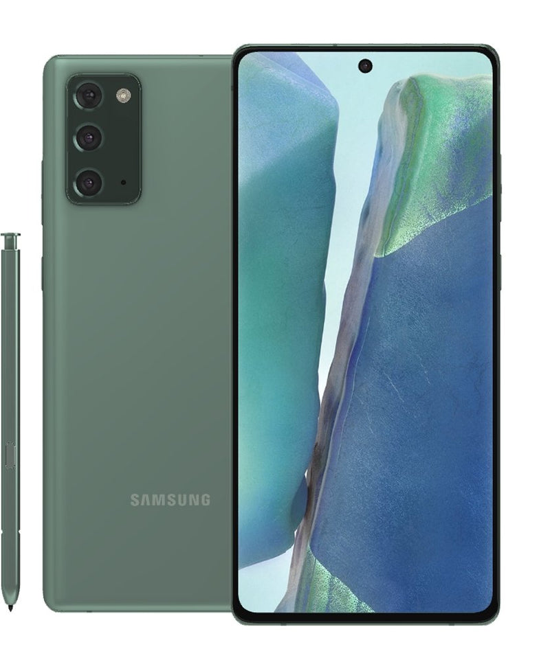 Samsung Galaxy Note 20 4G FAIR Condition Unlocked Smartphone - RueZone Smartphone Mystic Green 256GB