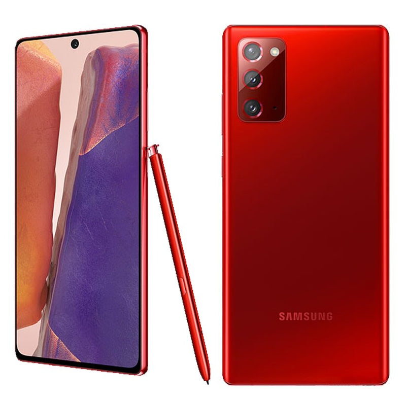 Samsung Galaxy Note 20 4G Smartphone Unlocked Refurbished - RueZone Smartphone Mystic Red Excellent 256GB