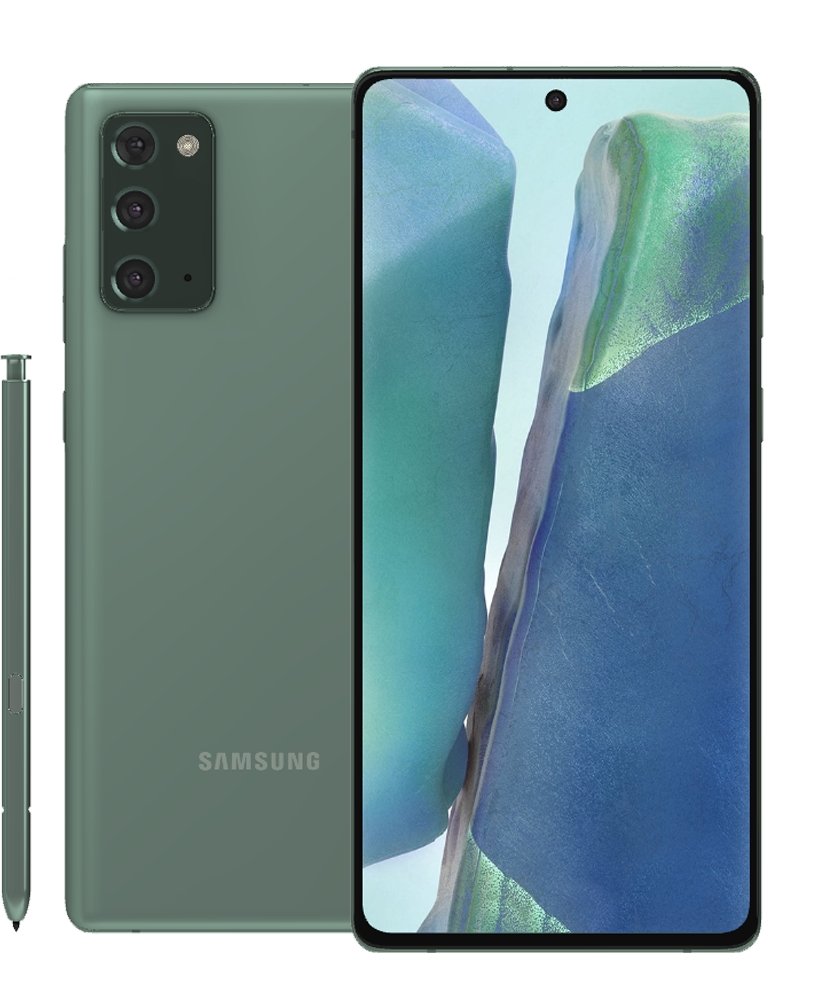 Samsung Galaxy Note 20 4G Smartphone Unlocked Refurbished - RueZone Smartphone Mystic Green Excellent 256GB