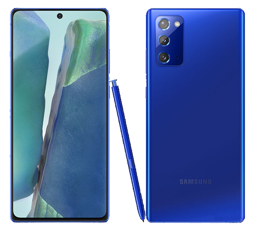 Samsung Galaxy Note 20 4G Smartphone Unlocked Refurbished - RueZone Smartphone Mystic Blue Pristine 256GB