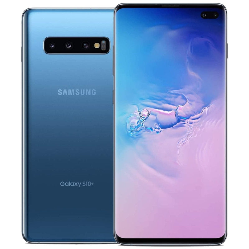 Samsung Galaxy S10 Plus EXCELLENT Condition Refurbished and Unlocked - RueZone Smartphone Prism Blue 128GB