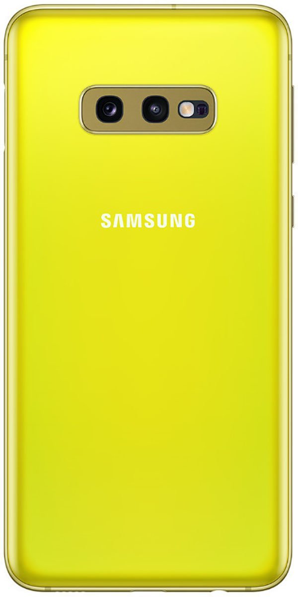 Samsung Galaxy S10e Refurbished and Unlocked - RueZone Smartphone Canary Yellow Excellent 128GB
